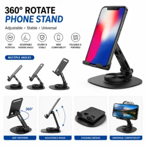 360° rotating foldable phone stand
